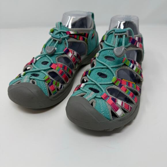 Keen Shoes - Keen Whisper Raya Fusion Strap Sandals Women's 6 Teal Pink Hiking Summer